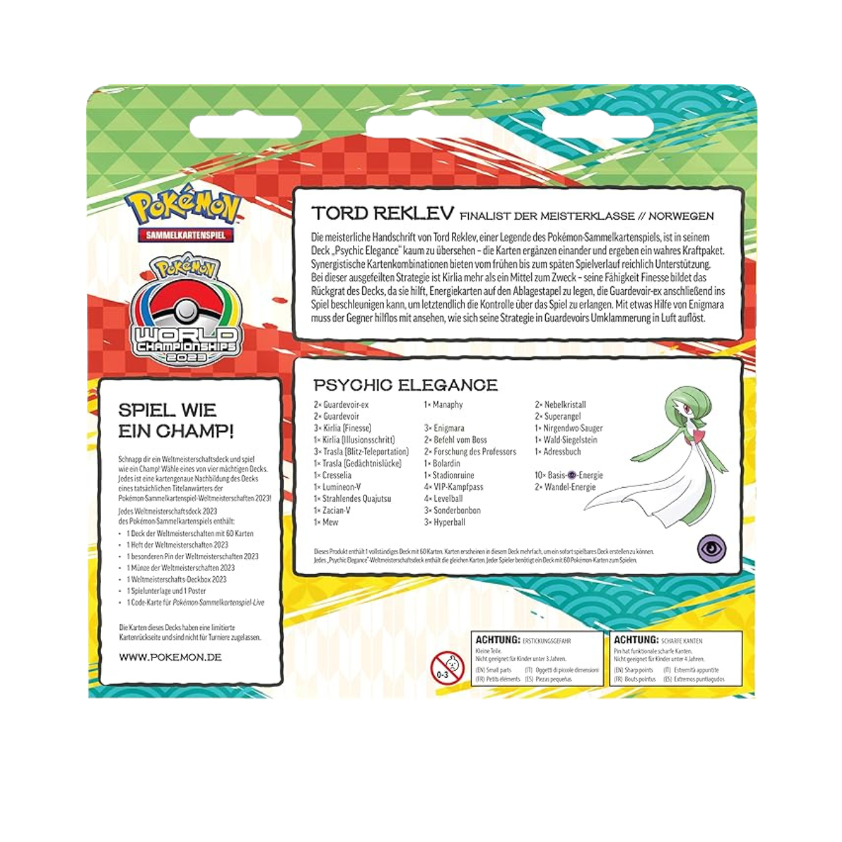 Pokémon World Championship Deck 2023 Tord Reklev - Deutsch