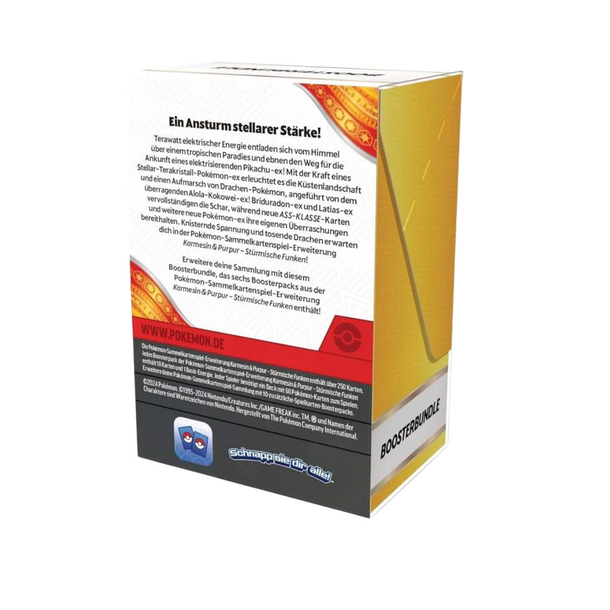 Pokémon Sammelkarten Stürmische Funken Boosterbundle - Deutsch