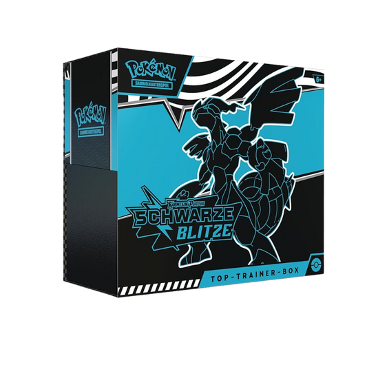 Pokémon Karten Karmesin & Purpur Schwarze Blitze Top-Trainer-Box