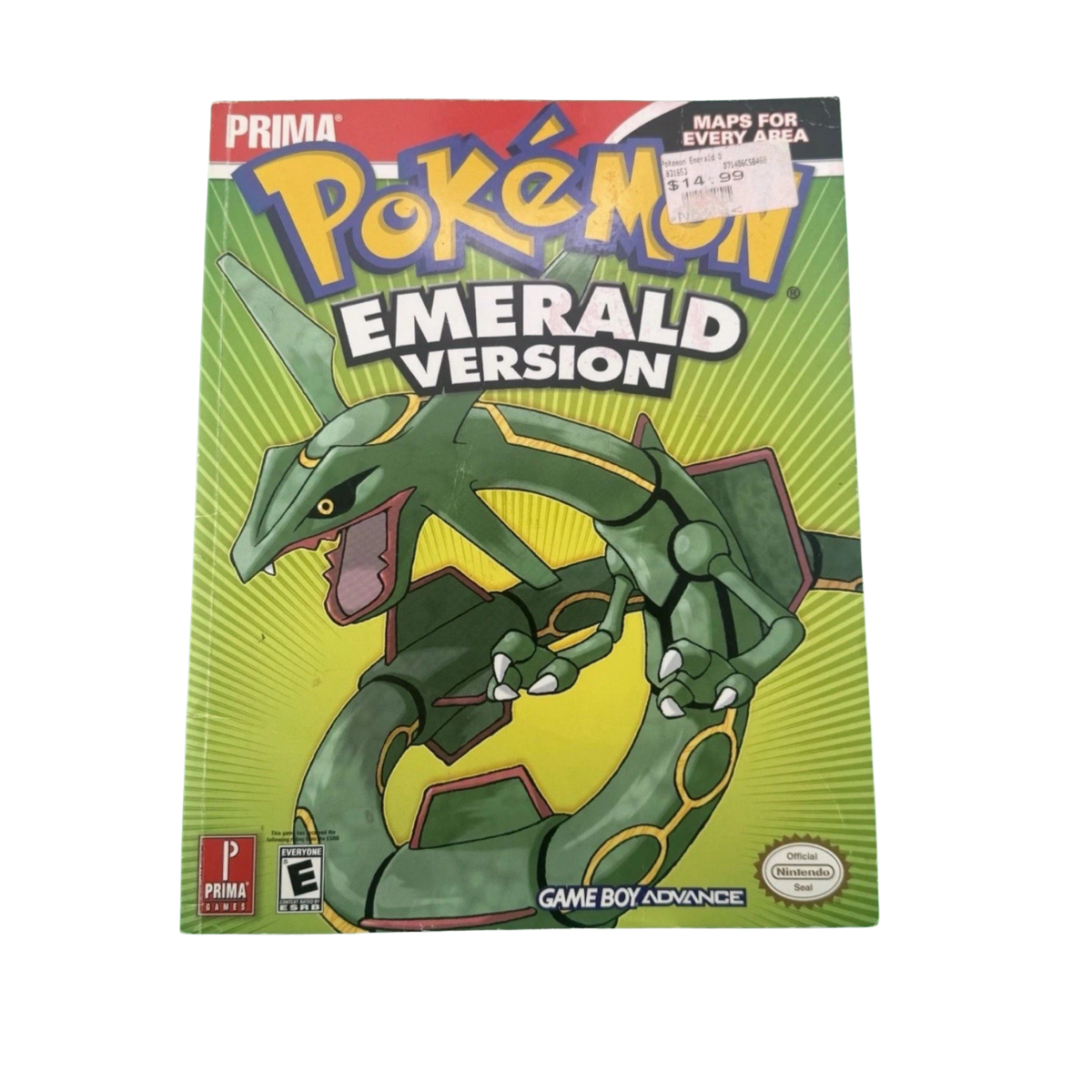 Pokémon Emerald Version Official Strategy Guide NO POSTER
