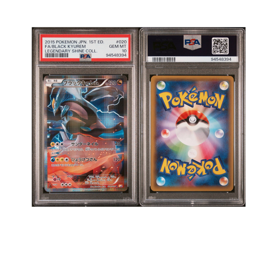 rare pokemon cards 2015 2015 POKEMON JAPANESE LEGENDARY SHINE COLLECTION #020 FA/BLACK KYUREM – DrakCards