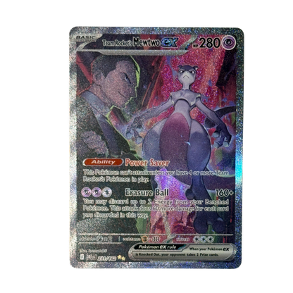 Pokémon Card Team Rocket's Mewtwo Ex SV10 231/182 Destined Rivals EN