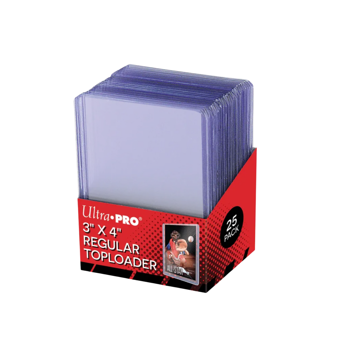 Ultra Pro - 3" x 4" Clear Regular Toploader (25 pieces)